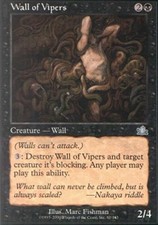4x Wall of Vipers MTG Prophecy NM Magic Regular