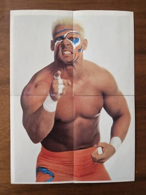 Rare Sting 1991 WCW Euroflash Sticker Card WWE WWF - 4 Stickers Total - Image 1 of 4