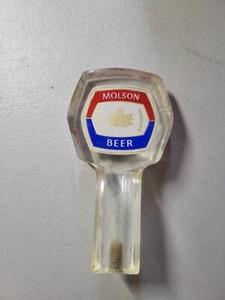 Molson Light 2-Sided Lucite Beer Tap Handle Good Shape Free Shipping - Picture 1 of 5