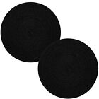 Trivets for Hot Pots and Pans 8 inches 2 Pcs, Trivet for Hot Dishes, Hot Black