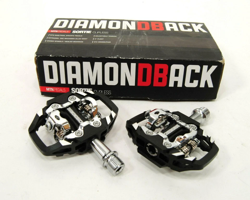 Pedales sin clip para bicicleta de montaña Diamondback Trail CON TACOS Foto 1 de 4