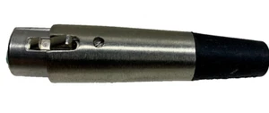 Switchcraft Female XLR Connector, Smooth Body, Silver Plated Pins, Unused - Picture 1 of 2