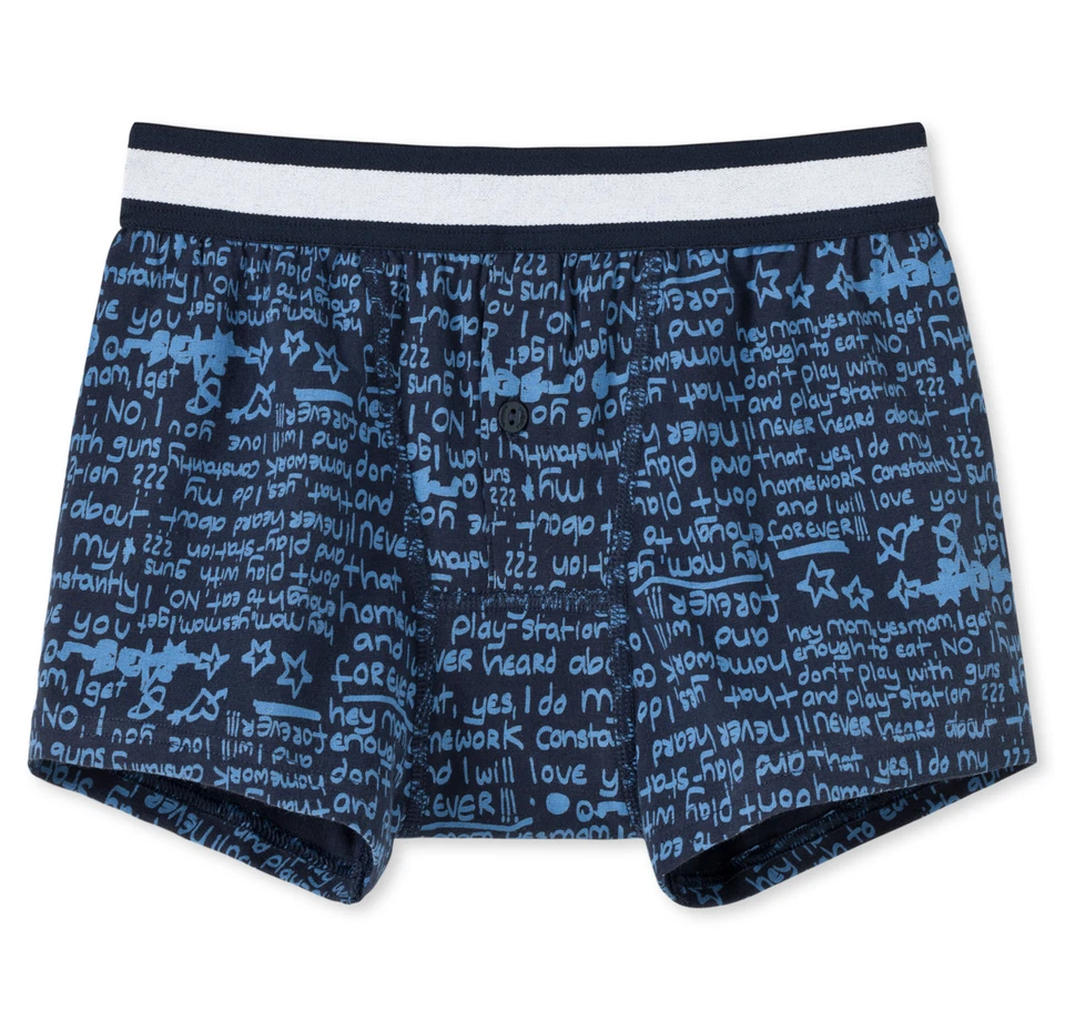 SCHIESSER Boxer Da Ragazzo Retro-Shorts Taglia 128 140 152 164 176 95/5 CO NUOVO - Immagine 1 di 1
