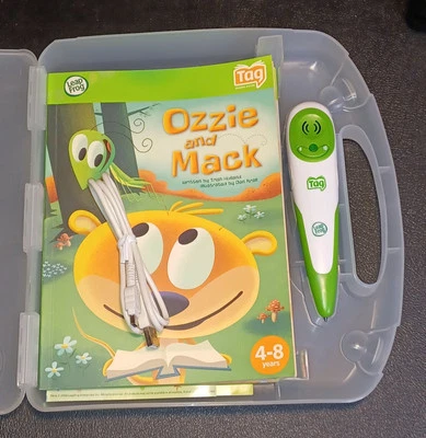 Leap Frog Tag Stylus Pen w/Case, Ozzie & Mack, Adventures Under the Sea Books -N - Image 1 of 4