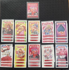2023 Topps Garbage Pail Kids Día de San Valentín se cancela 31 tarjetas a,b,c conjunto GPK - Imagen 1 de 2