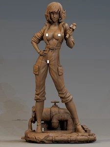 Kit Completo Modelo Figura Resina 1/24 Sexy Niña Diorama Sin Pintar Juguete Sin Montar - Imagen 1 de 1