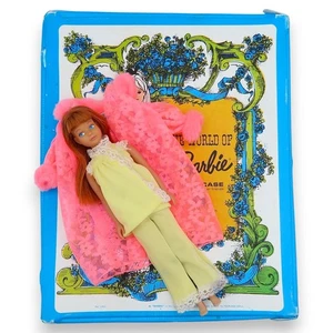 Vintage Skipper Doll #1030 Titian Hair + Lemon Fluff Pajamas #1749 & Barbie - Picture 1 of 23