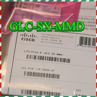GLC-SX-MMD NEW Sealed Cisco 1000BASE-SX SFP 850nm 550m LC MMF Transceiver Module - Image 1 of 4