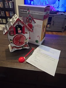 Reloj Sonido Cuco Elfo Polo Norte, Reproduce 12 Canciones de Navidad, Probado Y Funciona! - Imagen 1 de 14