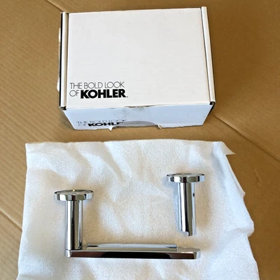 Soporte de papel higiénico pivotante compuesto KOHLER 73147-CP, 2,00 x 3,19 x 6,00 Foto 1 de 4