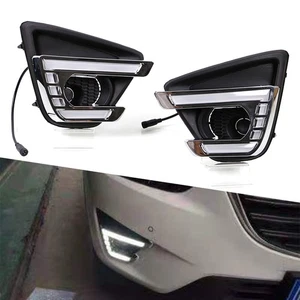 LED Daytime Running Lights DRL Pure White Lamp Indicator Fit Mazda CX-5 12-16 - Picture 1 of 7
