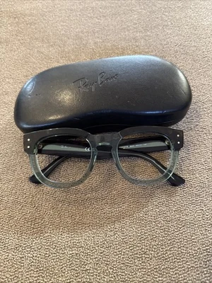 RAY-BAN MEGA HAWKEYE Eyeglasses RB 0298V 8249 50-21 145 Green Tortoise Frame (TD - Image 1 of 4