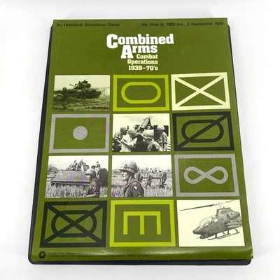 SPI 1974: Combined Arms Combat Operations 1939 - 1970's Game Unpunched COMPLETE - Image 1 of 4