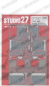Studio27 1/20 Type 99T Upgrade Parts for Tamiya kits - Picture 1 of 1