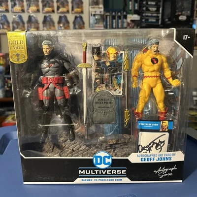 McFarlane Toys DC 金色标签 Multiverse Batman v. Professor Zoom 全新 — 第 1/4 张图片