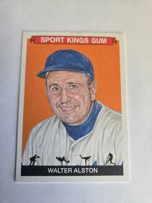 2021 Sportkings Volume 2 Walter Alston HOF Los Angeles Dodgers #76 - Image 1 of 2
