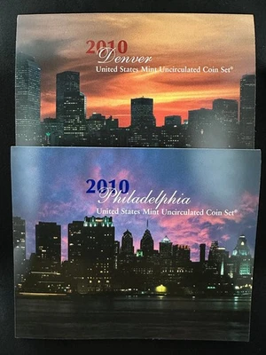 2010-D&P US Mint Uncirculated Set | 28 Coins | Original Packaging/CoA | D&P Mint - Image 1 of 4
