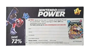 Nintendo Power Original Promo Ad Mario Galaxy, Wario - 4" X 7.75" - Picture 1 of 1