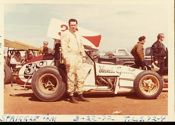 TOM SPRIGGLE #39 SPRINT CAR-AUTO RACING PHOTO-1972 - Image 1 of 1