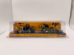 Cat CT681 Day Cab Tractor & Lowboy Trailer & 950G Wheel Loader 1/87 DM 84418 - Picture 1 of 5