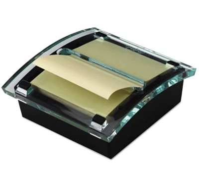 Post-It Ds330bk Pop-Up Note Dispenser 3-Inch X 3-Inch Notes Black Clear - Image 1 of 3