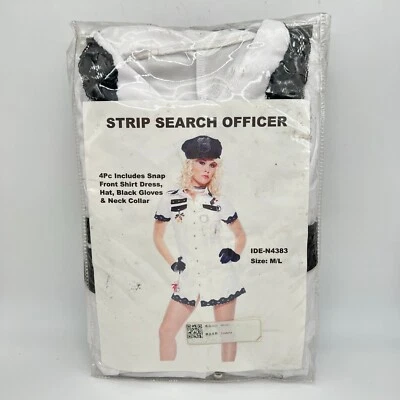 New Strip Search Officer Sexy Costume - Size M/L - Image 1 of 3