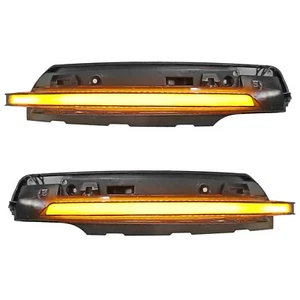 For Porsche Macan 95B 2014 Smoked Dynamic Wing Side Mirror Turn Lamps Indicator - Picture 1 of 17