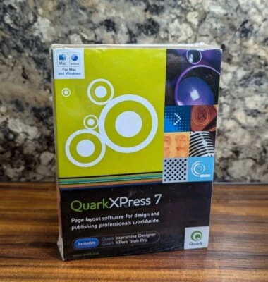 Brand New QuarkXPress 7 Upgrade for Mac AND Windows Factory Sealed - Image 1 of 4