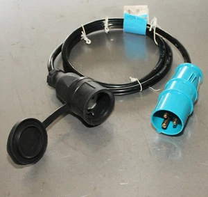 Adapterkabel CEE Stecker Schuko Kupplung Boot Caravan Wohnwagen WohnmobilCamping - Bild 1 von 7