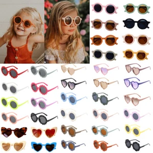 Dulces gafas de sol redondas en forma de flor para niños niñas bebés niños pequeños C8 - Imagen 1 de 98