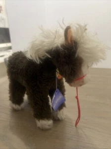 Steiff Cosy Pony Horse 5160/28 Button Vintage Plush Preowned Brown And White - Picture 1 of 24