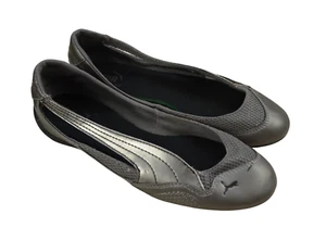 Puma Winning Diva Ballerina Flats Silver Womens Size EU 37 US 6.5 - Picture 1 of 12