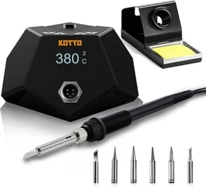 KOTTO Soldering Station Kit - 60W OLED Digital Portable Soldering Iron Gun Set - Picture 1 of 5