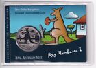 Australian: 2008 $1 Reg Mombassa Kangaroo Frosted Cupro Nickel Unc Coin