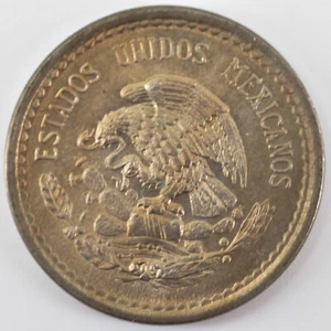 Moneda de 5 centavos de cobre-níquel 1937 M Estados Unidos México KM#423 - Imagen 1 de 2