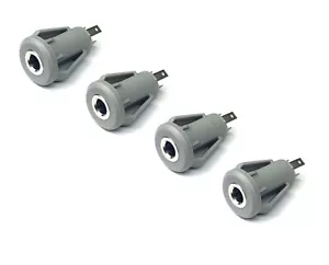 NUEVO PAQUETE DE 4 3,5 mm 4 polos enchufe audio micrófono montaje a presión 4 conductores conector - Imagen 1 de 4