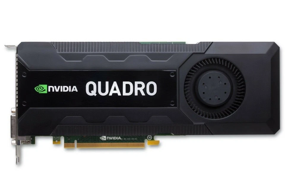 NVIDIA Quadro K5000 4GB DDR5 16 PCI Express Dual Slot Professional Graphic Video - Image 1 of 4