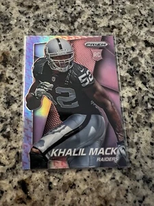 Khalil Mack 2014 Panini Prizm Pink Ribbon Prizm RC SP Rookie NFL Raiders - Picture 1 of 2