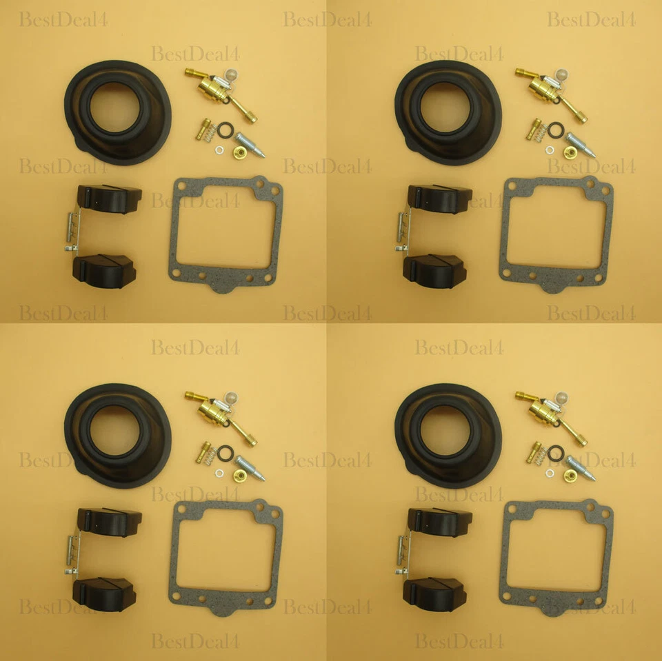 4pcs For Yamaha XS1100 XS1100L XS1100S 1980 1981 Carburetor Rebuild Repair Kit - Image 1 of 1