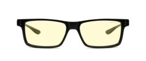 New GUNNAR Computer Glasses VERTEX READER +2.0 54-16 Onyx Black w/ Amber Yellow - Picture 1 of 3