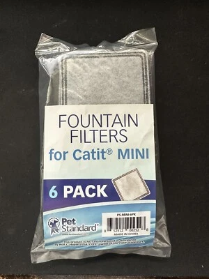(6-Pk) PetStandard Filters for Catit Mini Fountains PS-MINI-6PK