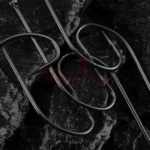 100pcs O'shaughnessy Fishing Hook Straight Long Shank Worm Tuna Catfish #10-10/0 - Picture 1 of 10