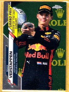 2020 Topps Chrome Formula 1 #165 Max Verstappen / Grand Prix Driver of the Day - Photo 1 sur 2