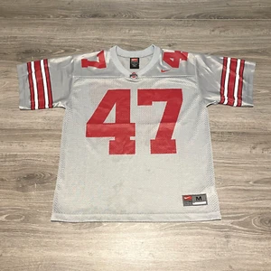 Kids Vintage Nike Ohio State Buckeyes #47 College Football Jersey Youth Size M - Picture 1 of 8