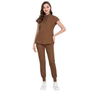 Medical Uniform Surgery Scrubs Shirt Short Sleeve Pet Shop Doctor Uniform Set - Picture 1 of 36