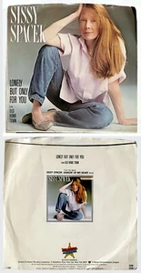 SISSY SPACEK *VG* "LONELY ONLY4 YOU" 1983 US ATLANTIC M/S PROMO 45+STOCK PIC SLV - Picture 1 of 2