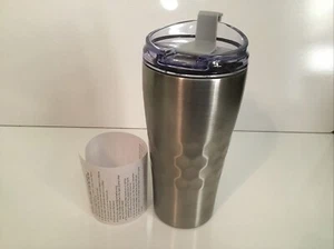 Primula 20 oz Insulated Hot/Cold Thermal Glossy Silver Tumbler BPA Free NWOB - Picture 1 of 6