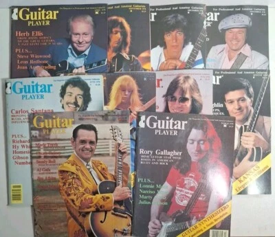 Guitar Player Magazine 1978 1976 Lot Of 10 Rory Gallagher Santana Steve Howe  - Image 1 of 4