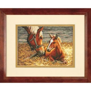 Dimensions Counted Cross Stitch 70-65119 Good Morning Horse New 17x12cm Threads - Picture 1 of 1