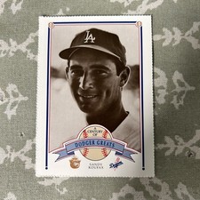 1989 Smokey The Bear Century Of Los Angeles Dodger Greats Sandy Koufax #15!